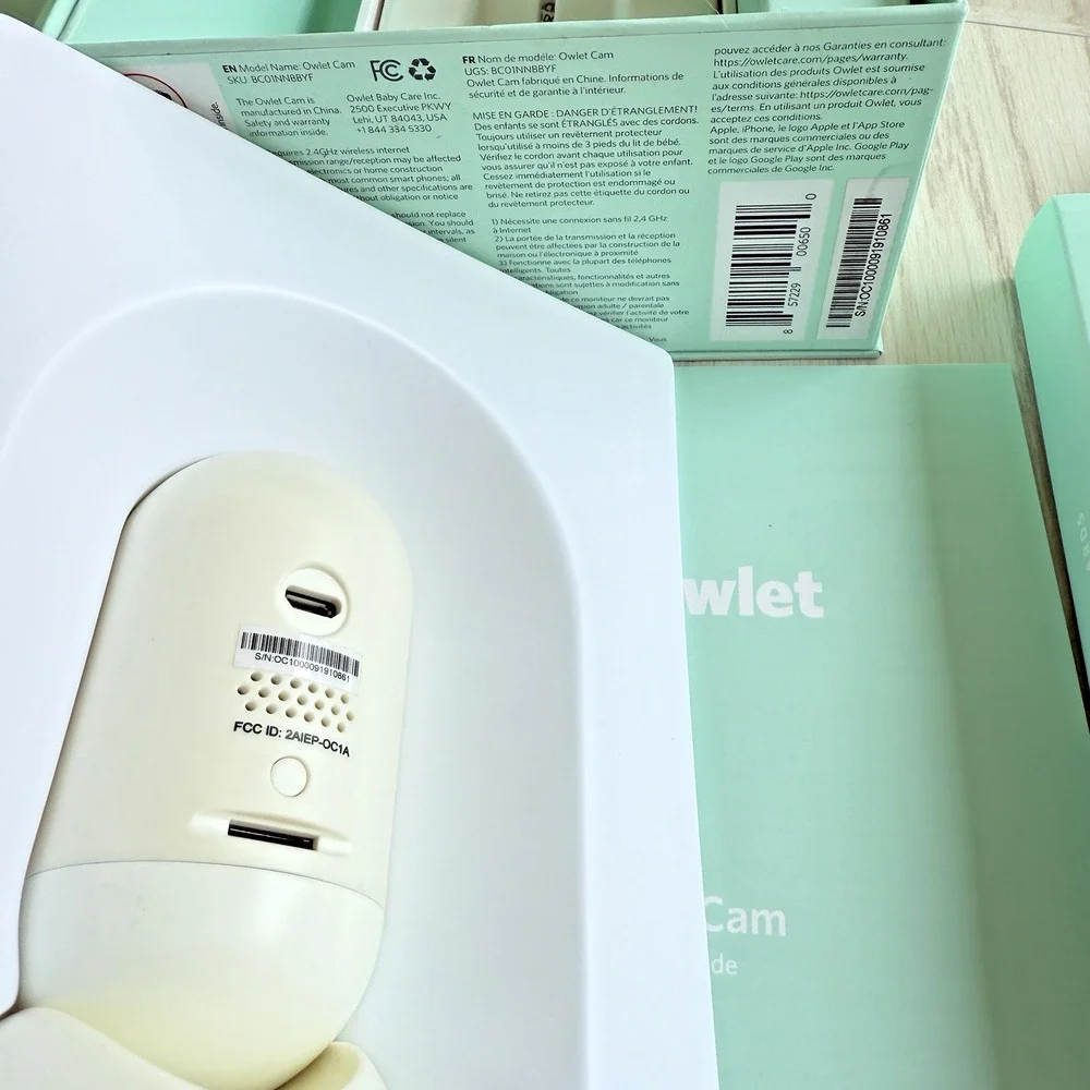 Owlet Smart Camera Set of 2 WiFi Baby Monitor HD Night Vision 0–3 Yrs